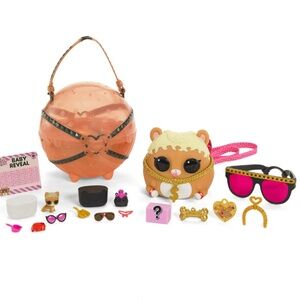 Mc Hammy LOL Surprise Biggie Pets MC Hammy Hamster Piggy Bank Figure